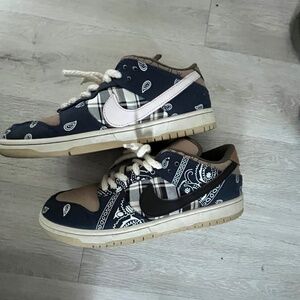 Nike SB Dunk Low Travis Scott Sneakers Size 8.5 Mens
